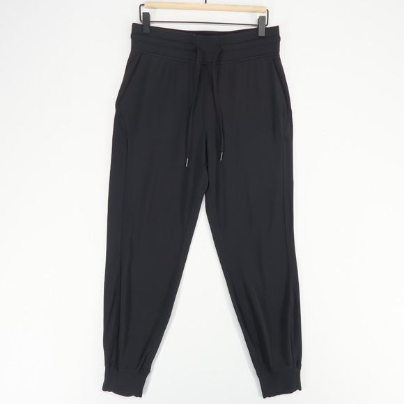lululemon athletica Pants - Lululemon Ready To Rulu Jogger Womens 8 Black High Rise Athletic Pockets